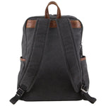 Pierre Cardin PC3310 Black Canvas backpack *DC