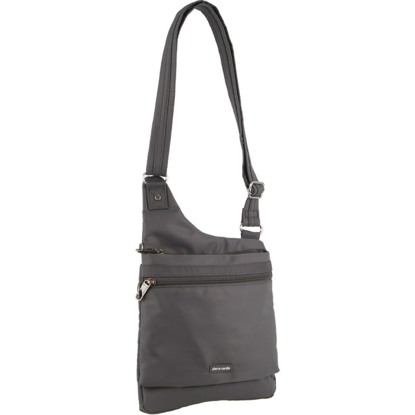 Pierre Cardin - 2416 Nylon Crossbody Bag - Grey