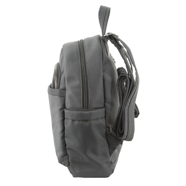 Pierre Cardin - 2418 Anti-Theft Nylon Backpack - Grey