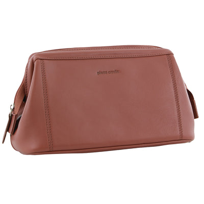 Pierre Cardin - PC2803 Rustic Leather Toiletry Bag - Rose