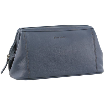 Pierre Cardin - PC2803 Rustic Leather Toiletry Bag - Teal-1