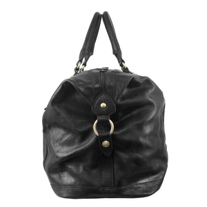 Pierre Cardin PC2824 Black Leather Duffle