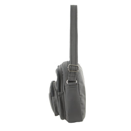 Pierre Cardin - PC2890 Anti-Theft Nylon Crossbody Bag - Grey - 0