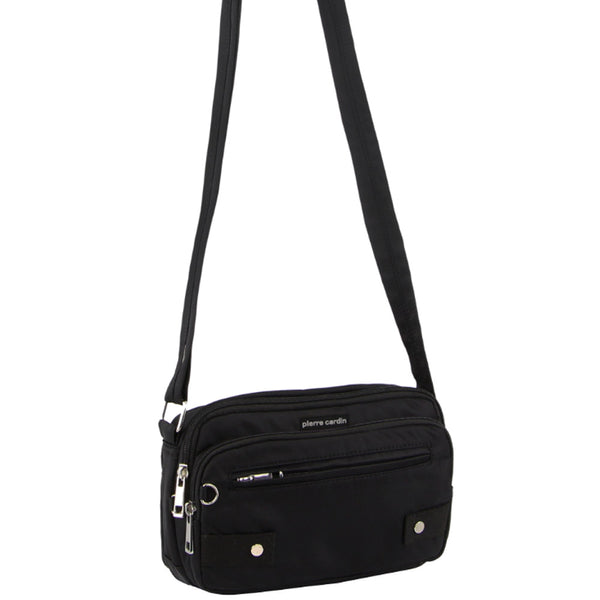 Pierre Cardin - PC3269 Anti Theft Crossbody Travel bag - Black-1