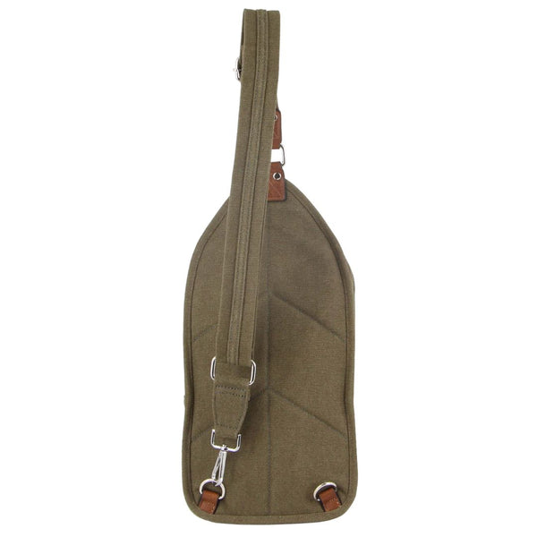 Pierre Cardin - PC3271 Canvas Sling Bag - Brown