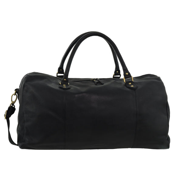 Pierre Cardin - 56cm Leather Overnight Bag PC3335 - Black