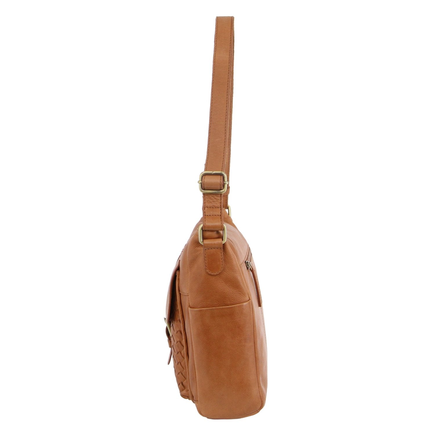 Pierre Cardin- PC3882 Large Leather Sling - Cognac