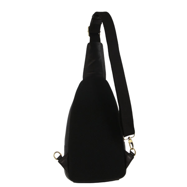 Pierre Cardin - PC3711 Leather Sling backpack - Black-3