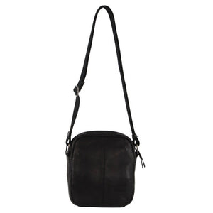 Pierre Cardin - PC3764 Leather Mens Cross Body Bag - Black