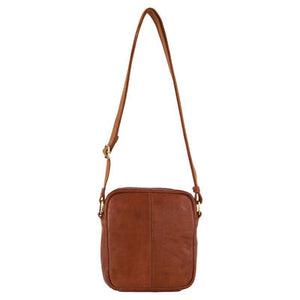 Pierre Cardin - PC3764 Leather Mens Cross Body Bag - Cognac