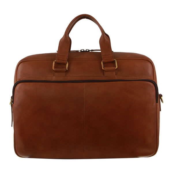 Pierre Cardin - PC3811 Leather Briefcase - Brown