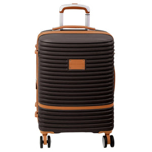 Pierre Cardin - PC3937C 54cm Small Cabin Hard Shell Suitcase - Chocolate