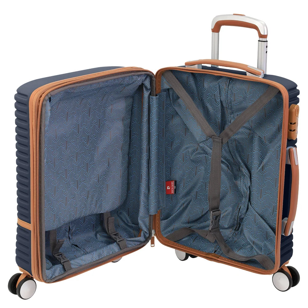 Pierre Cardin - PC3937C 54cm Small Cabin Hard Shell Suitcase - Navy