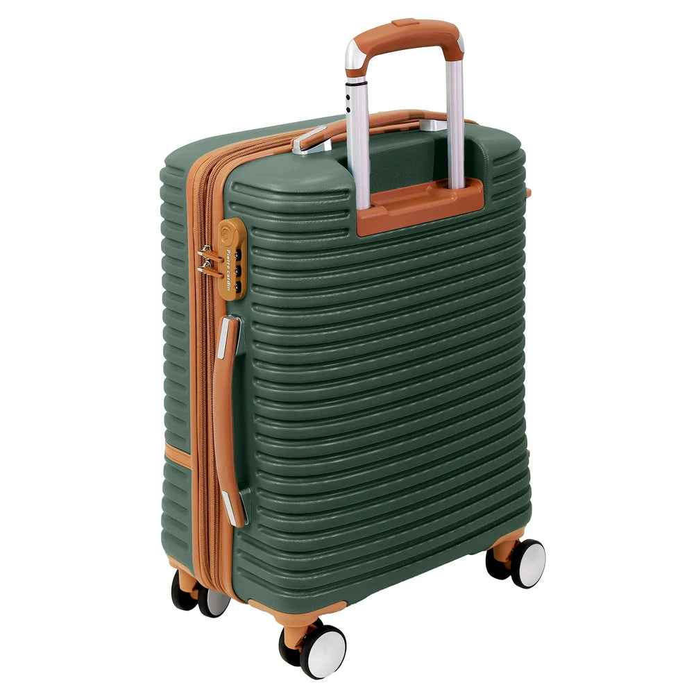 Pierre Cardin - PC3937C 54cm Small Cabin Hard Shell Suitcase - Olive