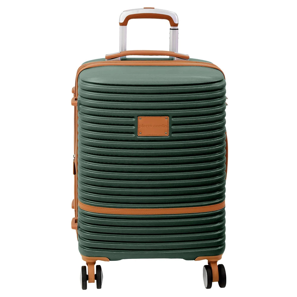 Pierre Cardin - PC3937C 54cm Small Cabin Hard Shell Suitcase - Olive