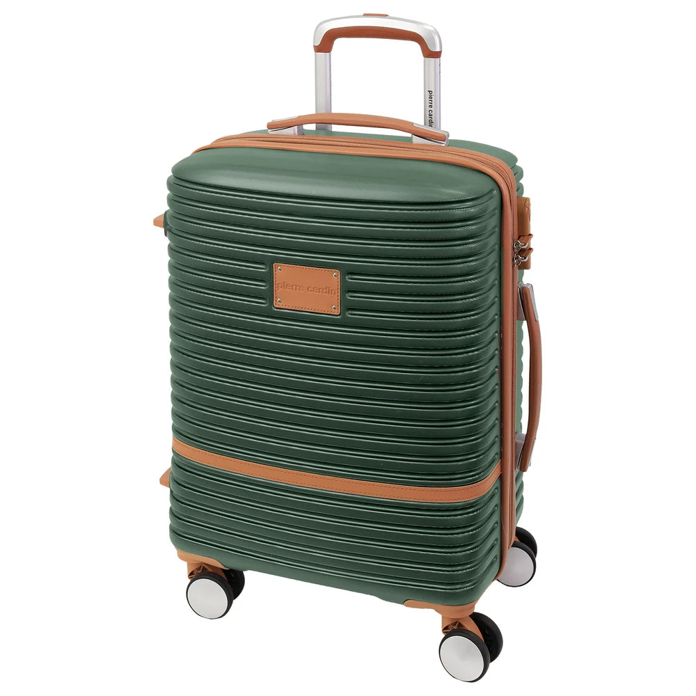Pierre Cardin - PC3937C 54cm Small Cabin Hard Shell Suitcase - Olive