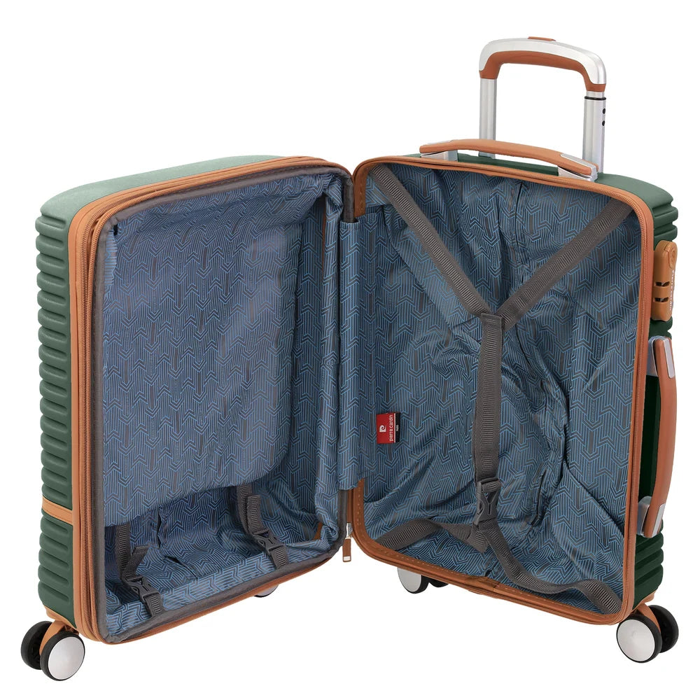 Pierre Cardin - PC3937C 54cm Small Cabin Hard Shell Suitcase - Olive
