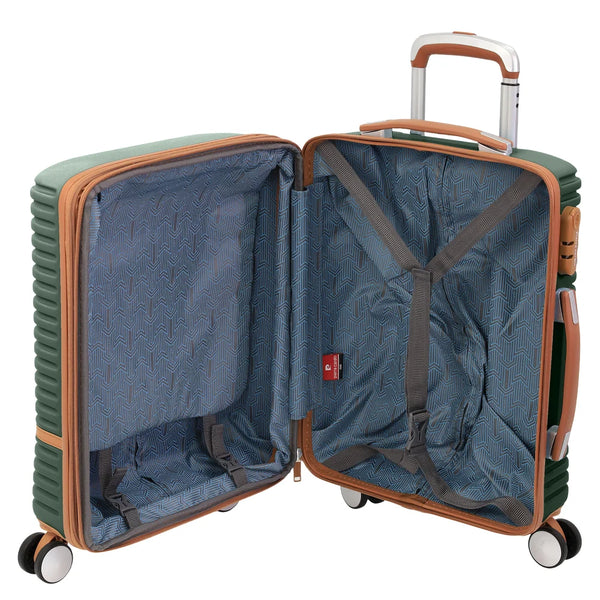 Pierre Cardin - PC3937C 54cm Small Cabin Hard Shell Suitcase - Olive