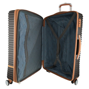 Pierre Cardin - PC3937L 80cm Large Hard Shell Suitcase - Chocolate