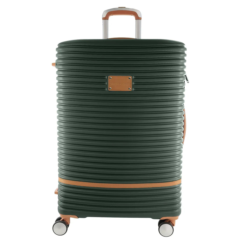 Pierre Cardin - PC3937L 80cm Large Hard Shell Suitcase - Olive