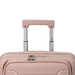 Pierre Cardin - PC3939C Front opening 54cm Cabin Hard Shell Suitcase - Blush