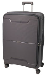 Pierre Cardin - PC3939C Front opening 54cm Cabin Hard Shell Suitcase - Graphite