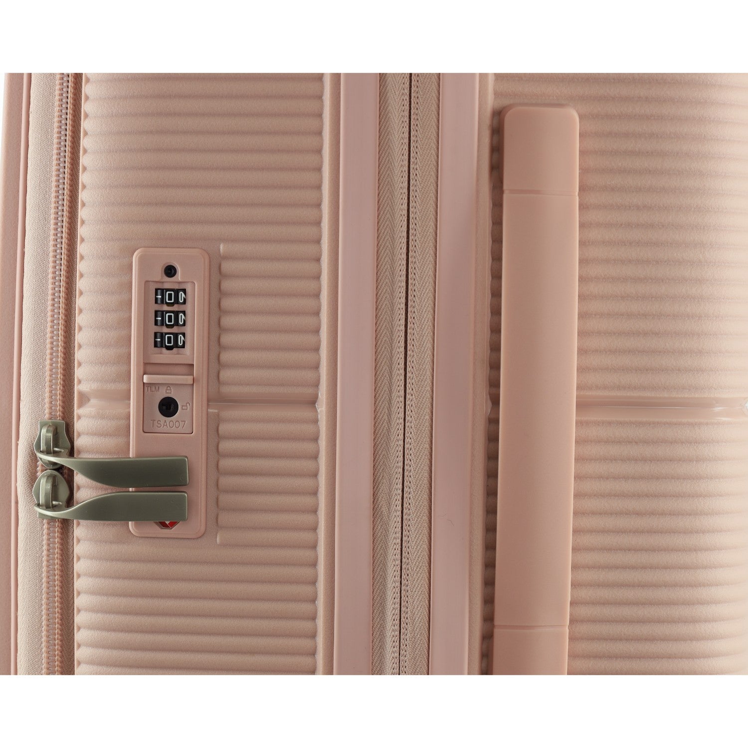 Pierre Cardin - PC3939L Front opening 80cm Large Hard Shell Suitcase - Blush