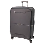 Pierre Cardin - PC3939L Front opening 80cm Large Hard Shell Suitcase - Graphite