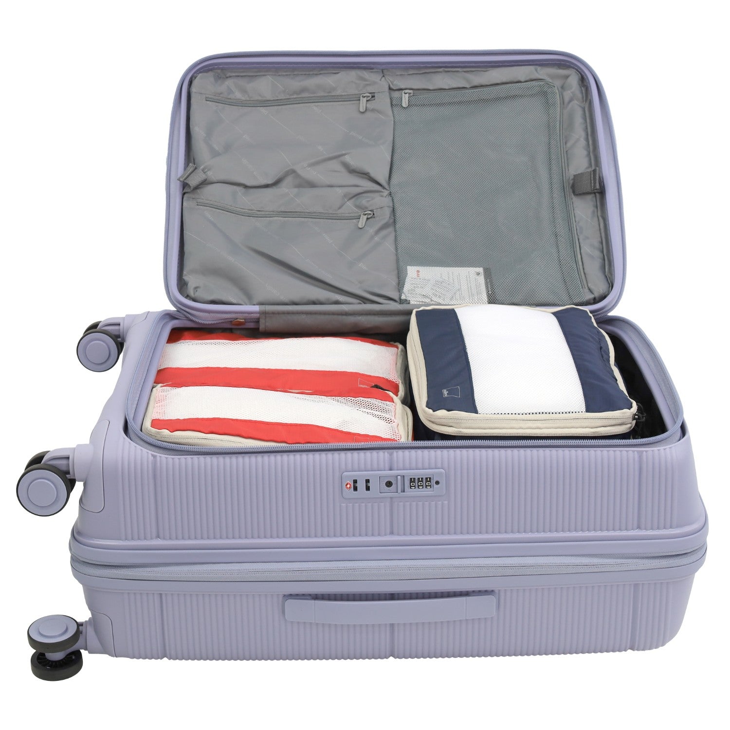 Pierre Cardin - PC3939C Front opening 54cm Cabin Hard Shell Suitcase - Blue