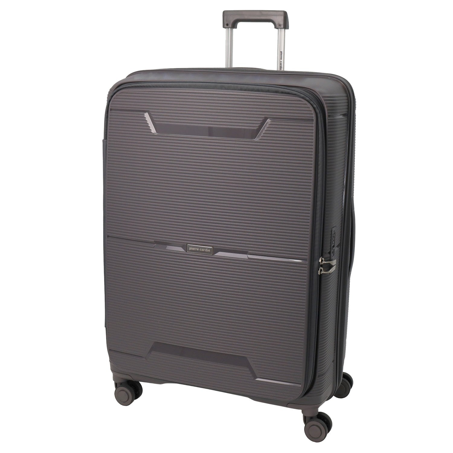 Pierre Cardin - PC3939M Front opening 69cm Medium Hard Shell Suitcase - Graphite