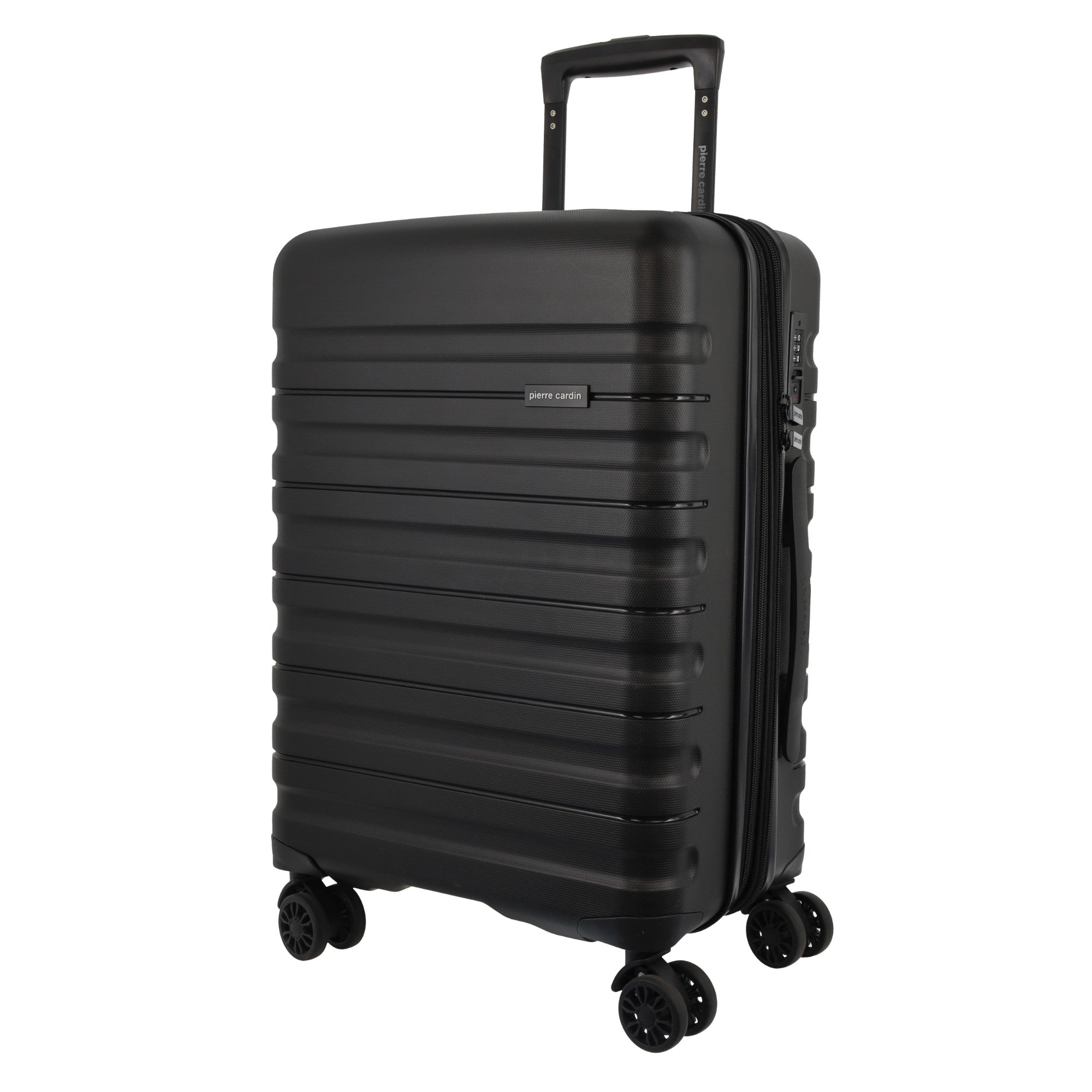 Pierre Cardin - PC3941C 54cm Small Cabin Hard Shell Suitcase - Black-1