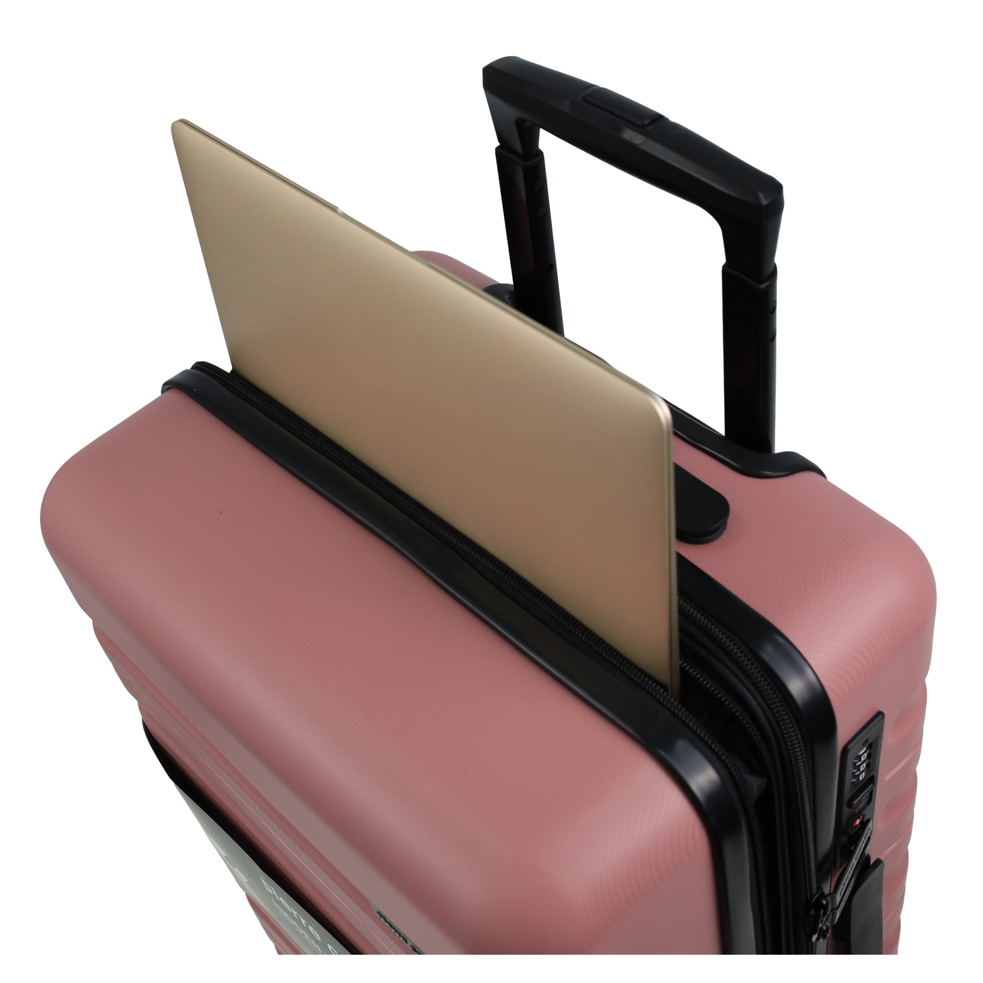 Pierre Cardin - PC3941C 54cm Small Cabin Hard Shell Suitcase - Rose-3
