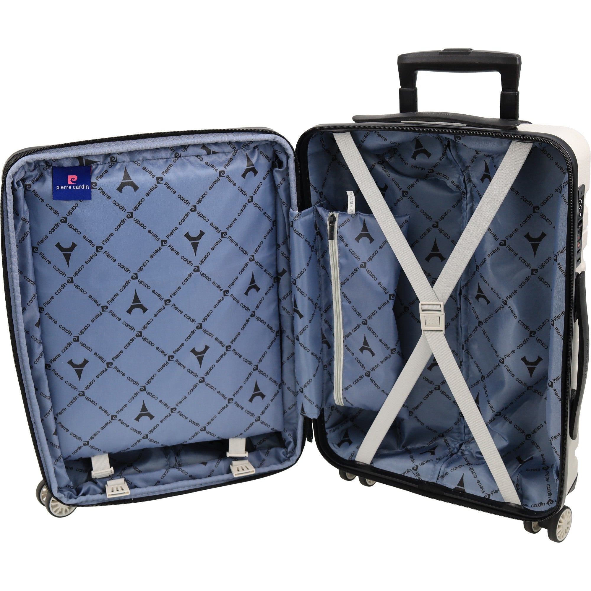 Pierre Cardin - PC3941C 54cm Small Cabin Hard Shell Suitcase - Snow-5