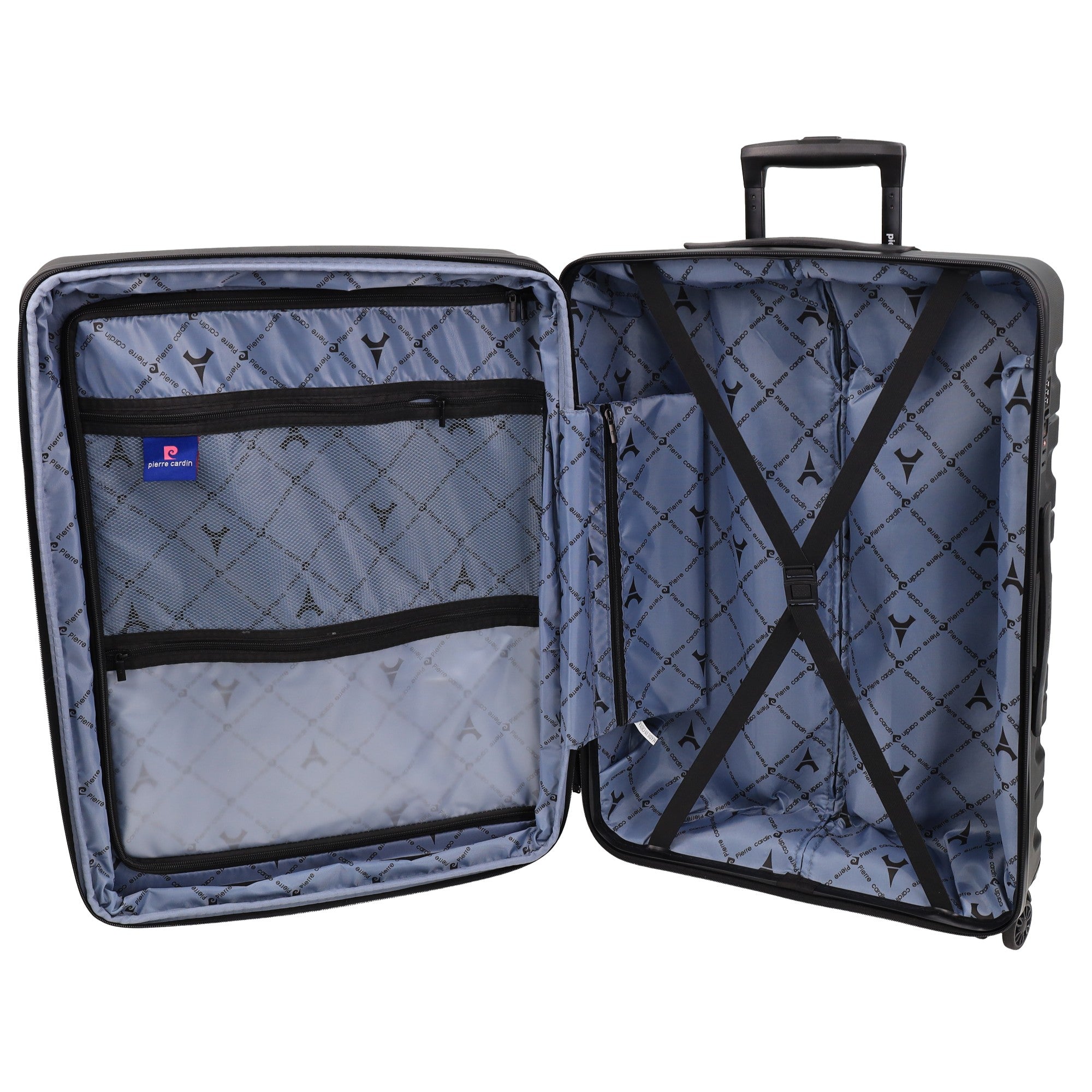 Pierre Cardin - PC3941M 70cm Medium Hard Shell Suitcase - Black-3