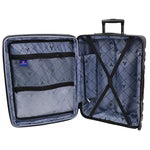 Pierre Cardin - PC3941 Set of 3 Suitcases (L-M-S) - Black
