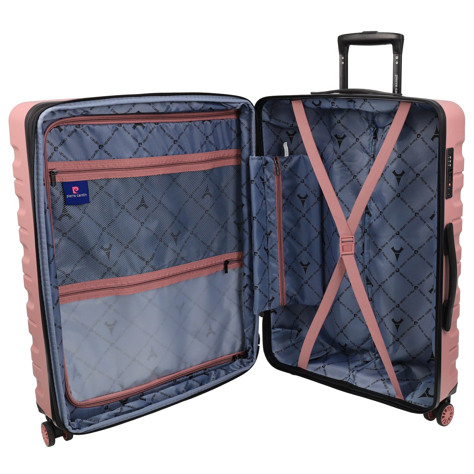 Pierre Cardin - PC3941M 70cm Medium Hard Shell Suitcase - Rose - 0