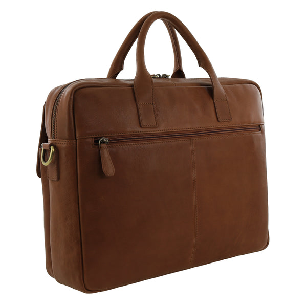 Pierre Cardin - PC3963 Men's Leather Bag - Oak