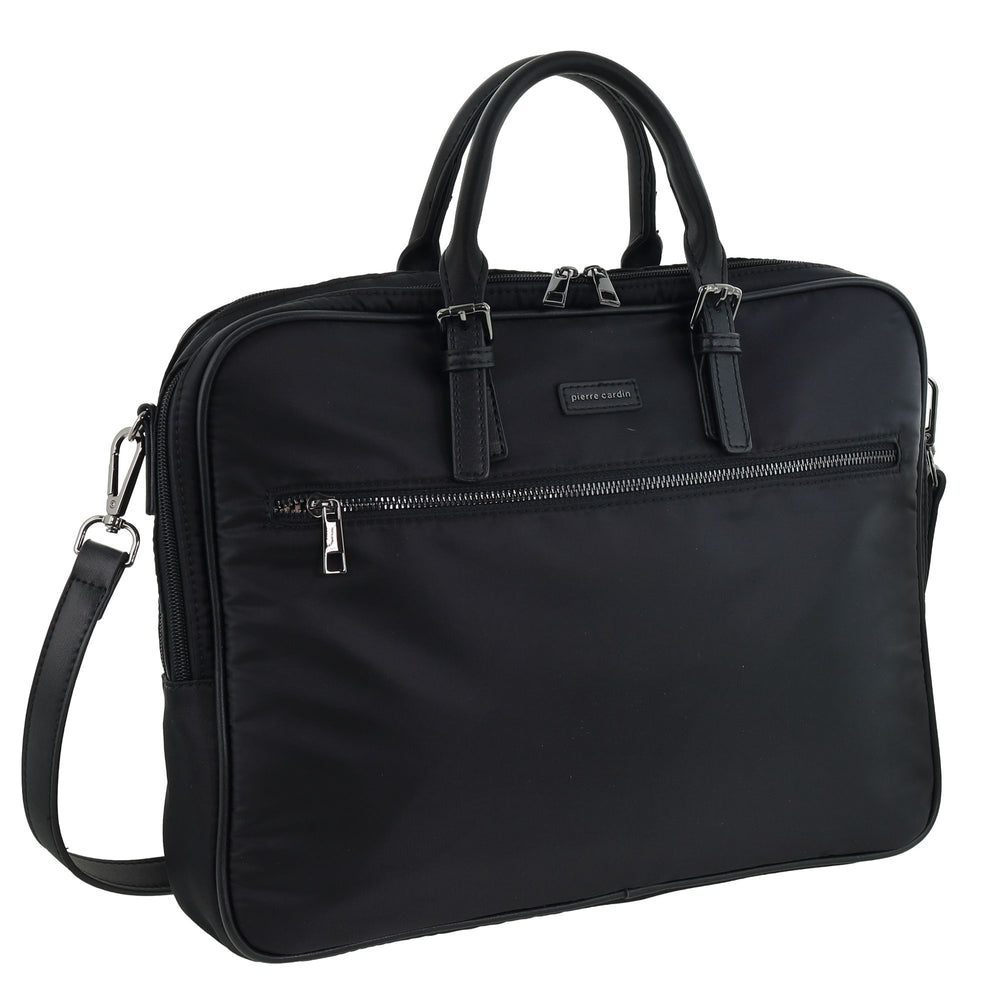 Pierre Cardin - PC4021 Nylon Laptop Bag - Black