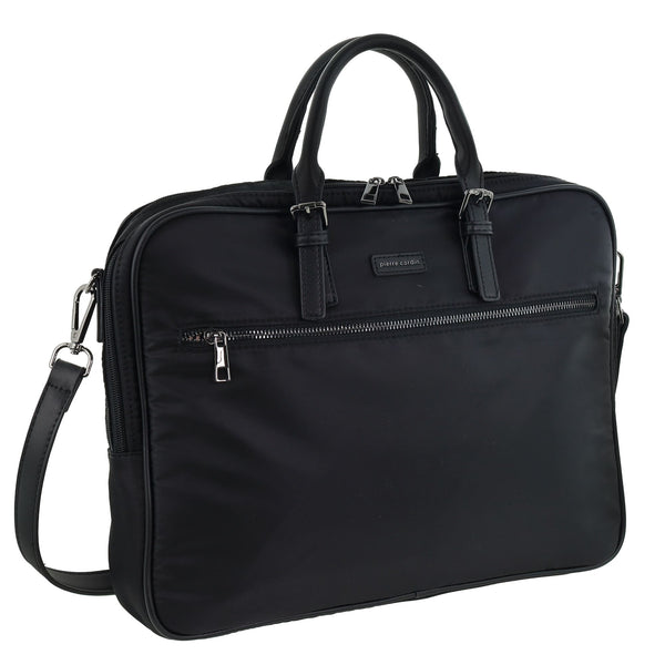 Pierre Cardin - PC4021 Nylon Laptop Bag - Black