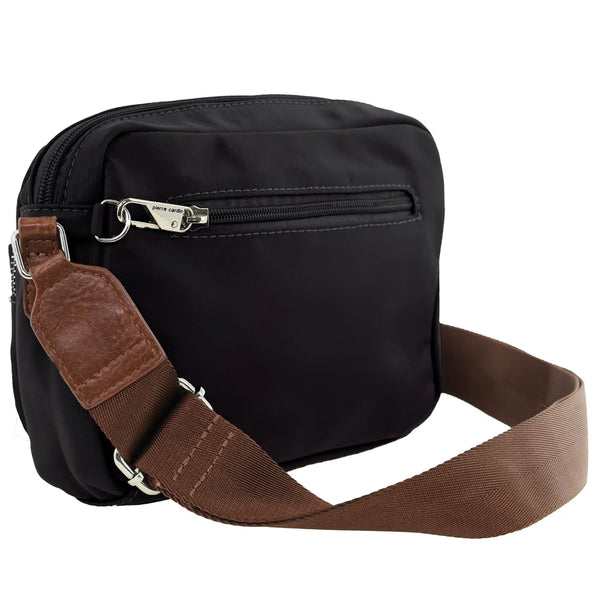 Pierre Cardin - PC4073 Nylon Crossbody Bag - Black