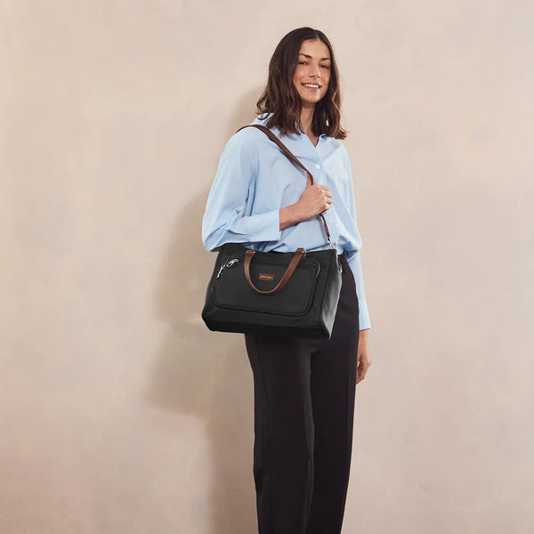 Pierre Cardin - PC4074 Nylon Crossbody Bag - Black