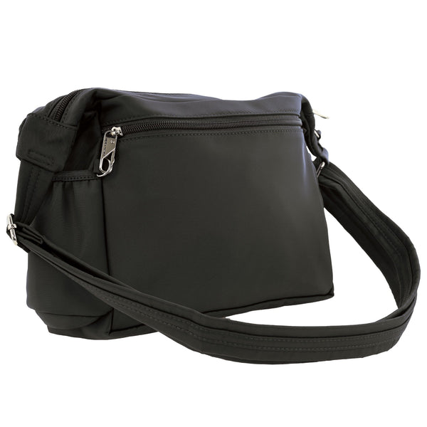 Pierre Cardin - PC4077 Nylon Crossbody Bag - Black