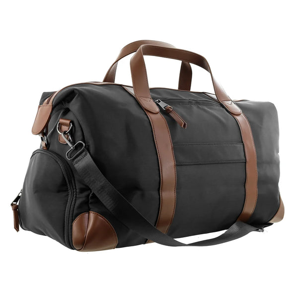 Pierre Cardin - PC4111 Nylon Overnight Bag - Black
