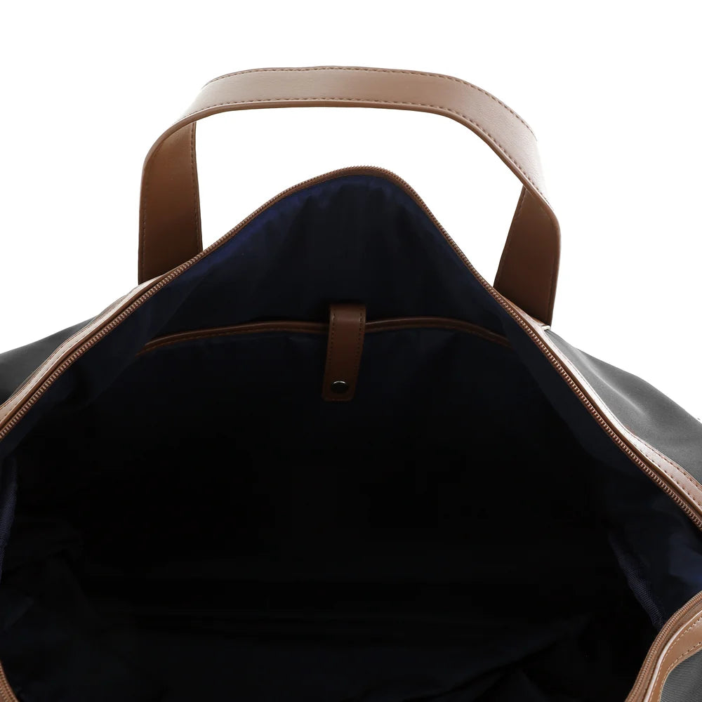 Pierre Cardin - PC4111 Nylon Overnight Bag - Black