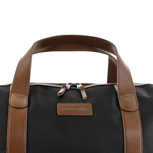 Pierre Cardin - PC4111 Nylon Overnight Bag - Black