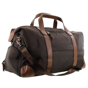 Pierre Cardin - PC4111 Nylon Overnight Bag - Chocolate