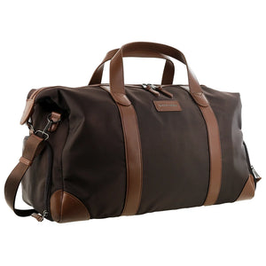 Pierre Cardin - PC4111 Nylon Overnight Bag - Chocolate