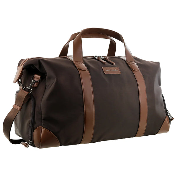 Pierre Cardin - PC4111 Nylon Overnight Bag - Chocolate