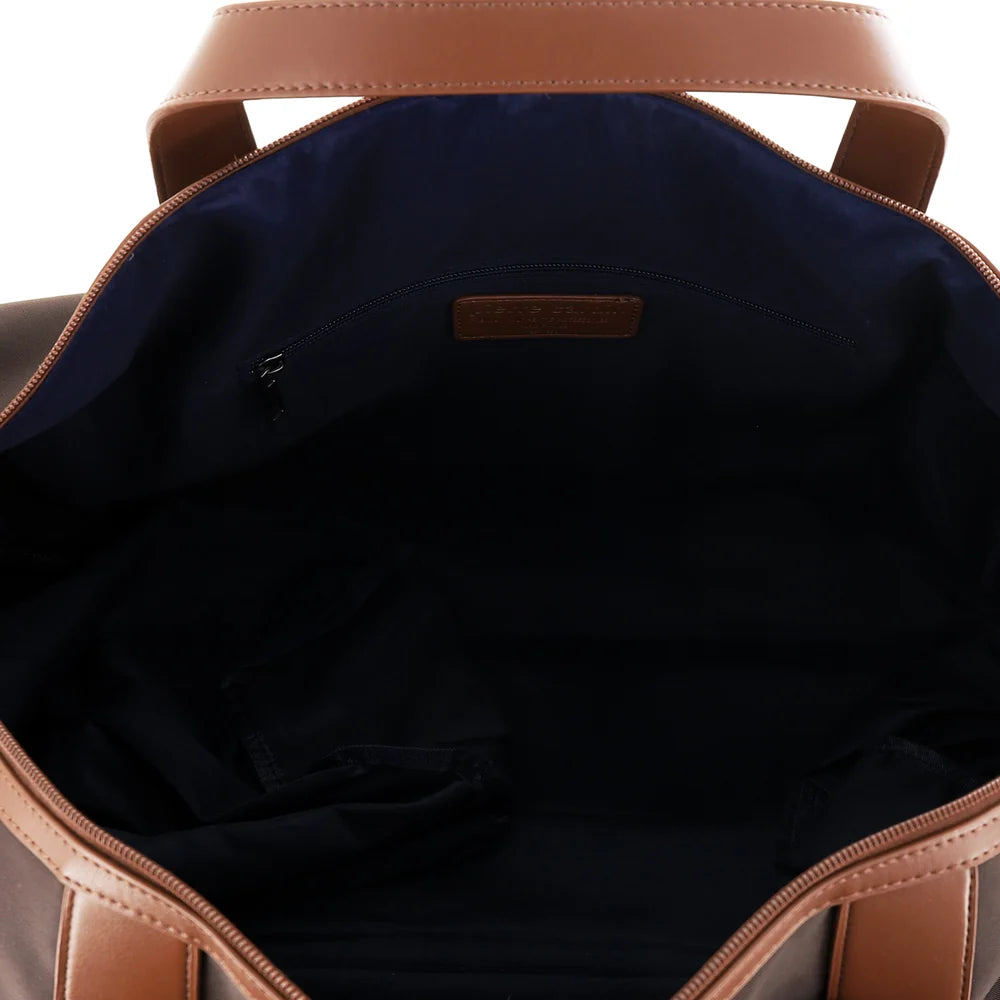 Pierre Cardin - PC4111 Nylon Overnight Bag - Chocolate
