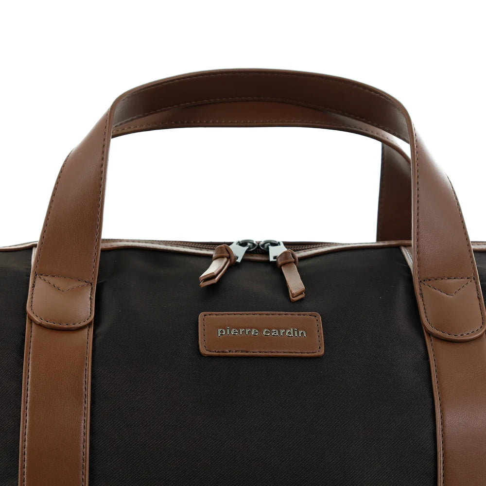 Pierre Cardin - PC4111 Nylon Overnight Bag - Chocolate